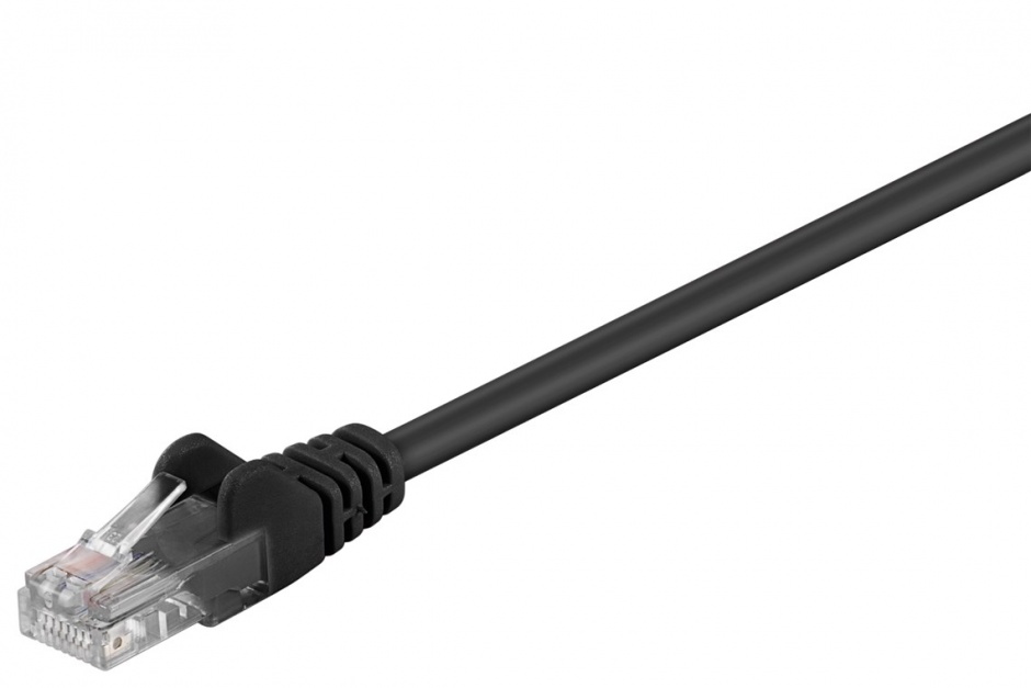 Imagine Cablu de retea UTP cat 6 1.5m Negru, sp6utp015C